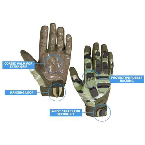 Tactical Camo Gloves RB01-0