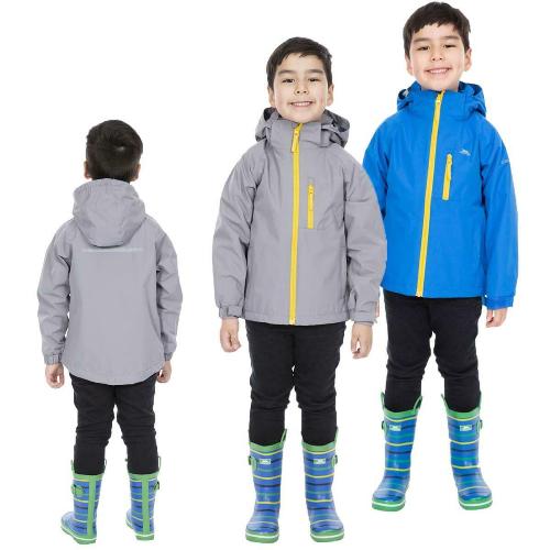 Kids Trespass OVERWHELM Waterproof Jacket-0