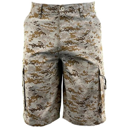 Mens Ripstop Camouflage Cargo Shorts-0