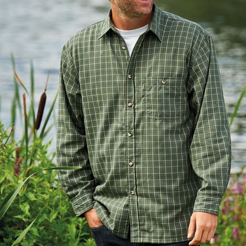 Mens Champion Country Fleece Lined Check Shirt-6
