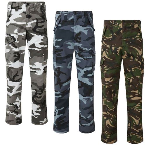 Mens Fort Camouflage Combat Trousers - 901C-21