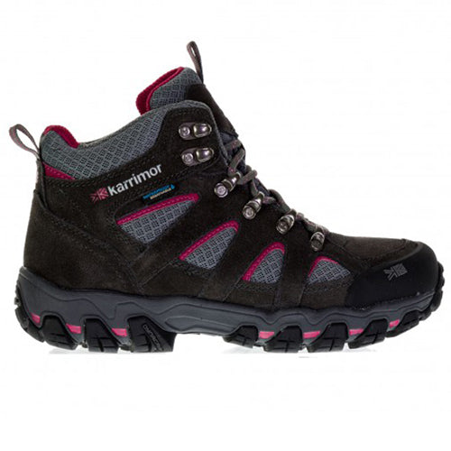 Ladies Karrimor Bodmin V Weathertite Mid Rise Waterproof Hiking Shoes-1