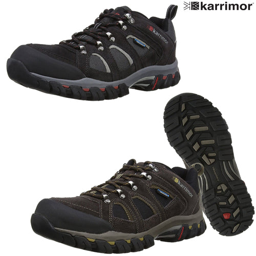 Mens Karrimor Bodmin IV Weathertite Low Rise Waterproof Hiking Shoes-0