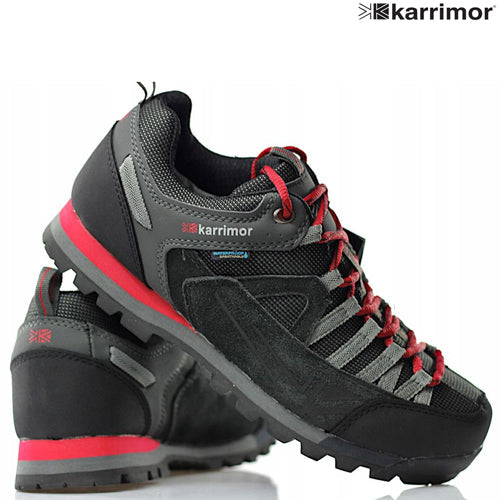 Mens Karrimor Weathertite Spike Low Rise Waterproof Hiking Boots-0