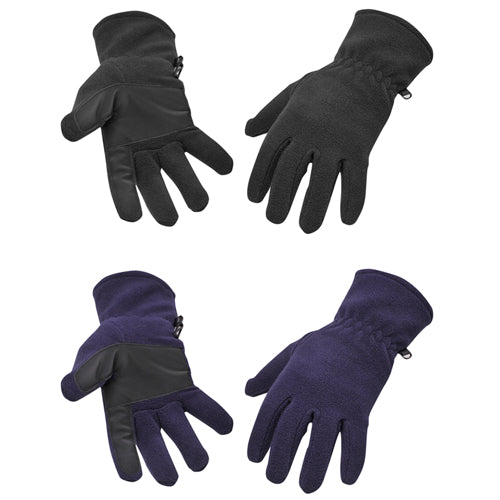 Portwest GL11 Fleece Gloves With Palm Grip-0
