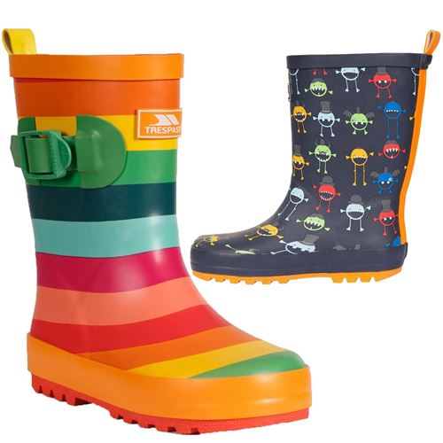 Unisex Kids Trespass Puddle Wellies-0