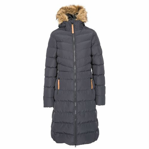 Ladies Trespass Audrey Padded Long Length Jacket-1