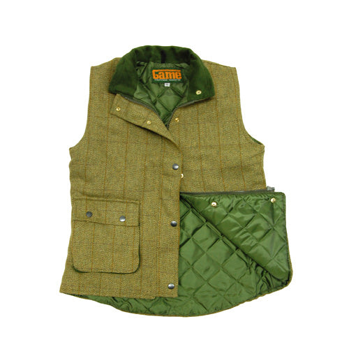 Ladies Game Tweed Gilet-2