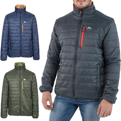 Mens Trespass Norman Quilted Padded Jacket-0