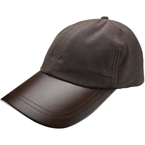 Leather Skip Wax Baseball Cap-5