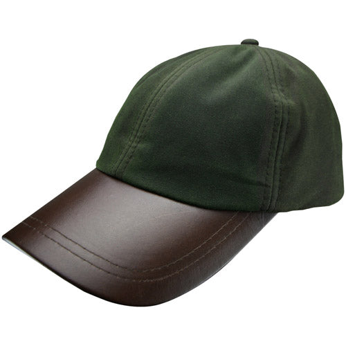 Leather Skip Wax Baseball Cap-4