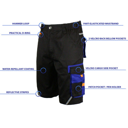 Mens DW63 CORDURA Durable Cargo Pro Work Shorts-7